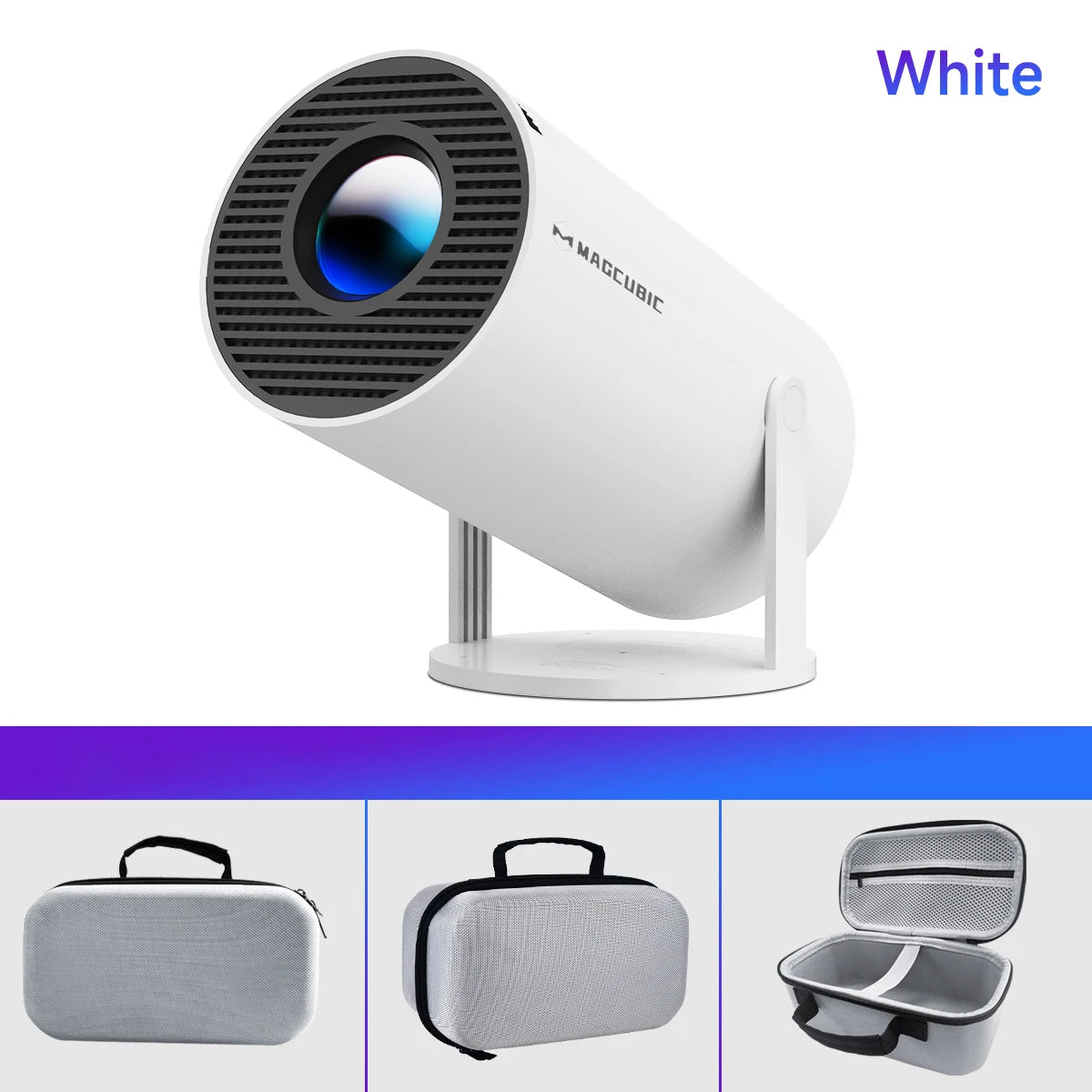 HY300 Pro 4K Smart Projector – Android 11, Dual WiFi6, BT5.0, 260 ANSI, 1080P Supported, Home & Outdoor Cinema