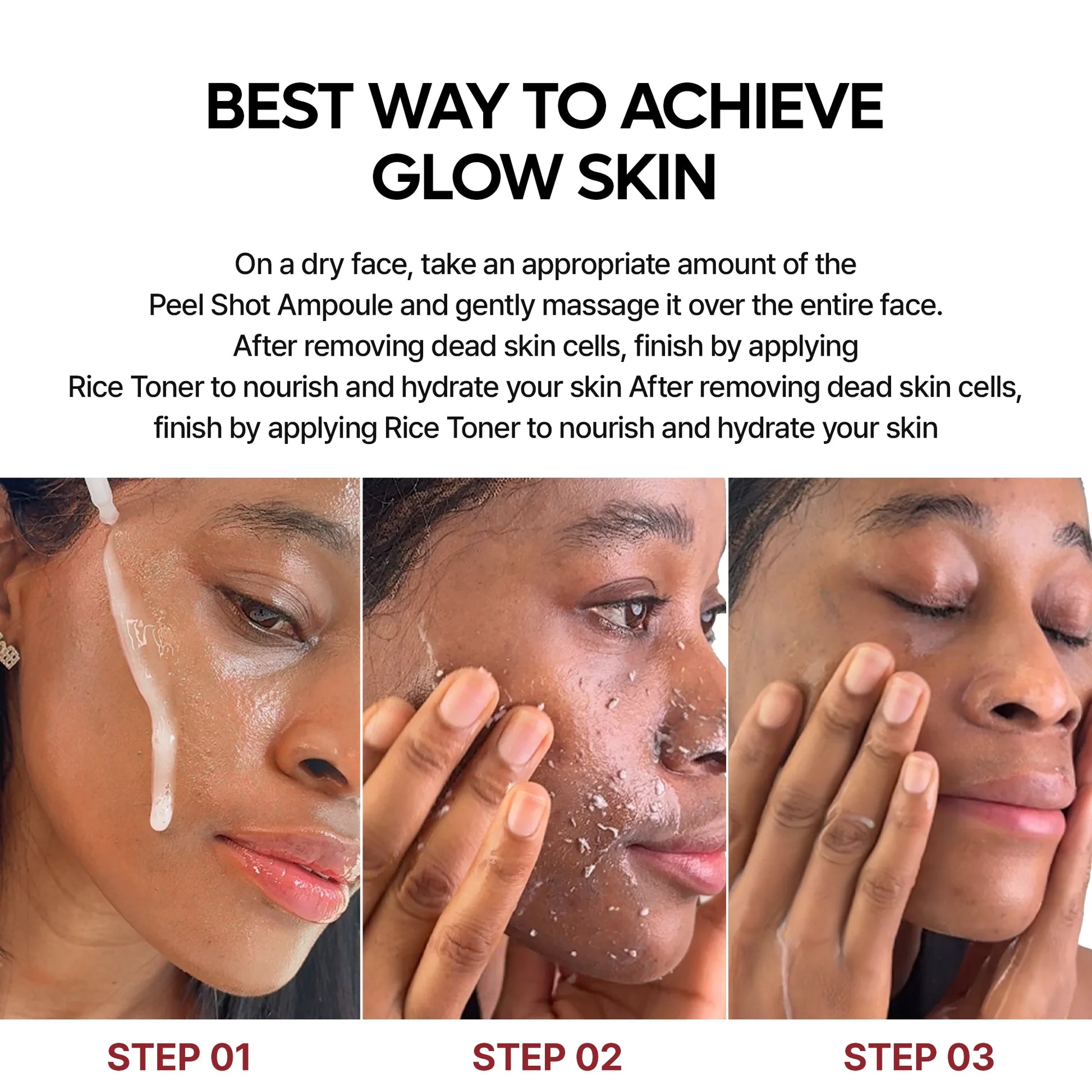 Dr. Melaxin Peel Shot Glow Rice Line