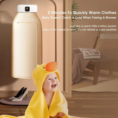 Portable Mini Clothes Dryer Foldable, Fast-Drying & Travel-Ready