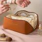 Luxury Travel Makeup Organizer Bag – Cosmetic Toiletry Case with Zipper for Women | Elegant Storage Pouch for Beauty Essentials