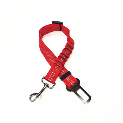 Adjustable Pet Car Seat Belt – Safety Harness Lead Clip for Dogs & Cats, Secure Vehicle Restraint for Travel