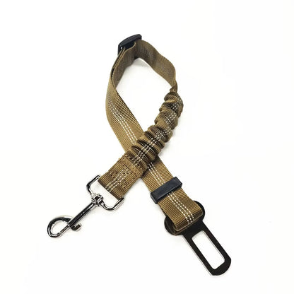 Adjustable Pet Car Seat Belt – Safety Harness Lead Clip for Dogs & Cats, Secure Vehicle Restraint for Travel