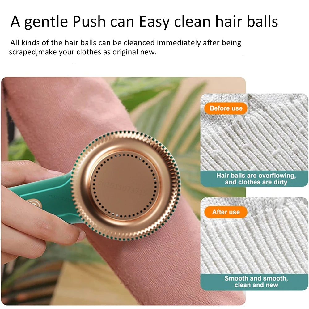 Rechargeable Lint & Fuzz Remover – Electric Fabric Shaver for Clothes, Sweaters & Upholstery