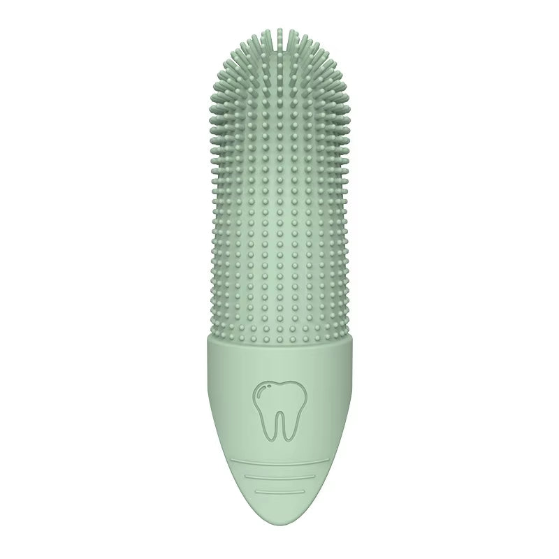 Dog Toothbrush, 360° Cleaning Finger Toothbrush for Dogs, Food Grade Silicone Dog Finger Toothbrush for Dogs & Cats Dental Care