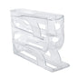 Large Capacity 4-Tier Automatic Egg Roller – Space-Saving Refrigerator Egg Storage Box for Kitchen Organization