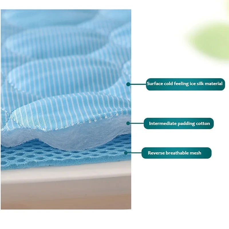 Extra Large Dog Cooling Mat – Summer Pet Cold Bed for Dogs & Cats, Durable Ice Pad Blanket for Small to Large Breeds