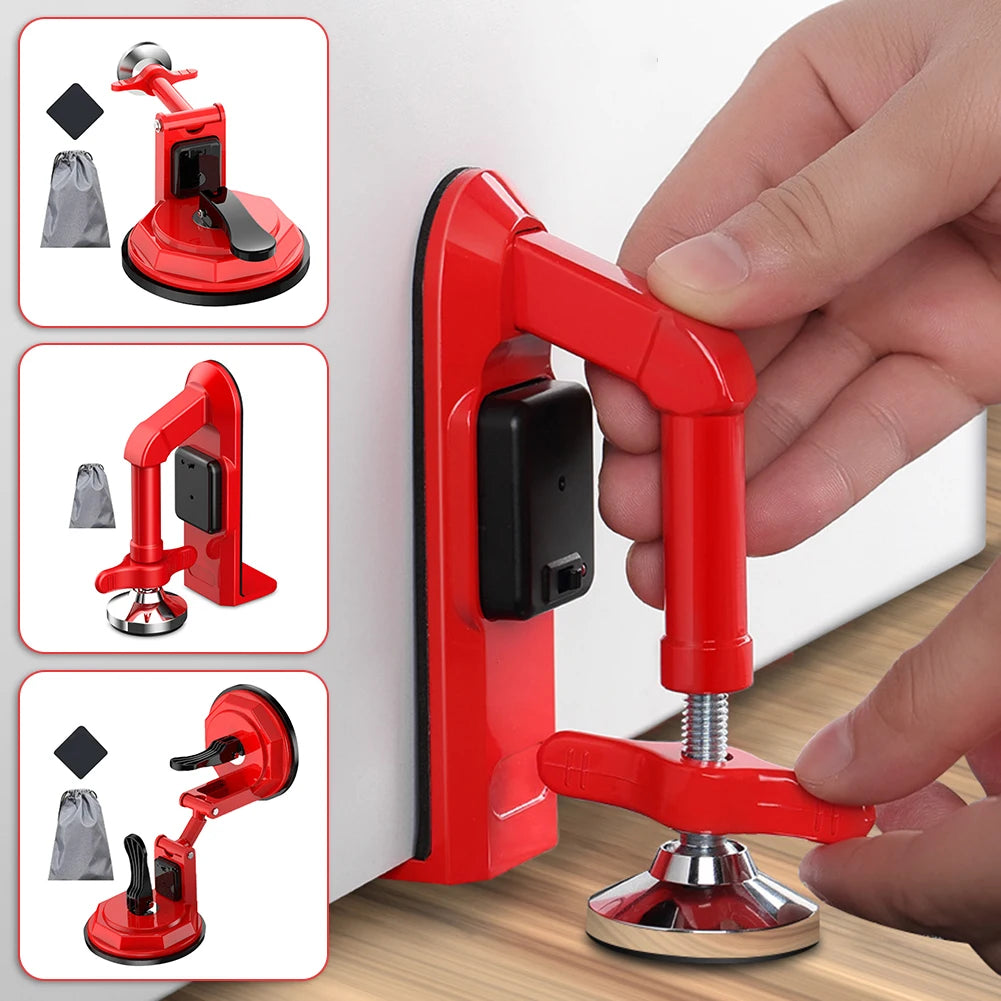 Portable Door Security Alarm & Lock Brace – Anti-Theft Self-Defense Device with Suction Cup, Alarm/Non-Alarm Options for Home & Travel Protection