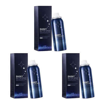 [Buy 1 Get 1 Free] Body Glitter Spray for Skin & Hair – Long-Lasting, Quick-Drying Silver Shimmer – Festival, Rave, Stage & Prom Makeup Glitter – 2.11 Fl Oz
