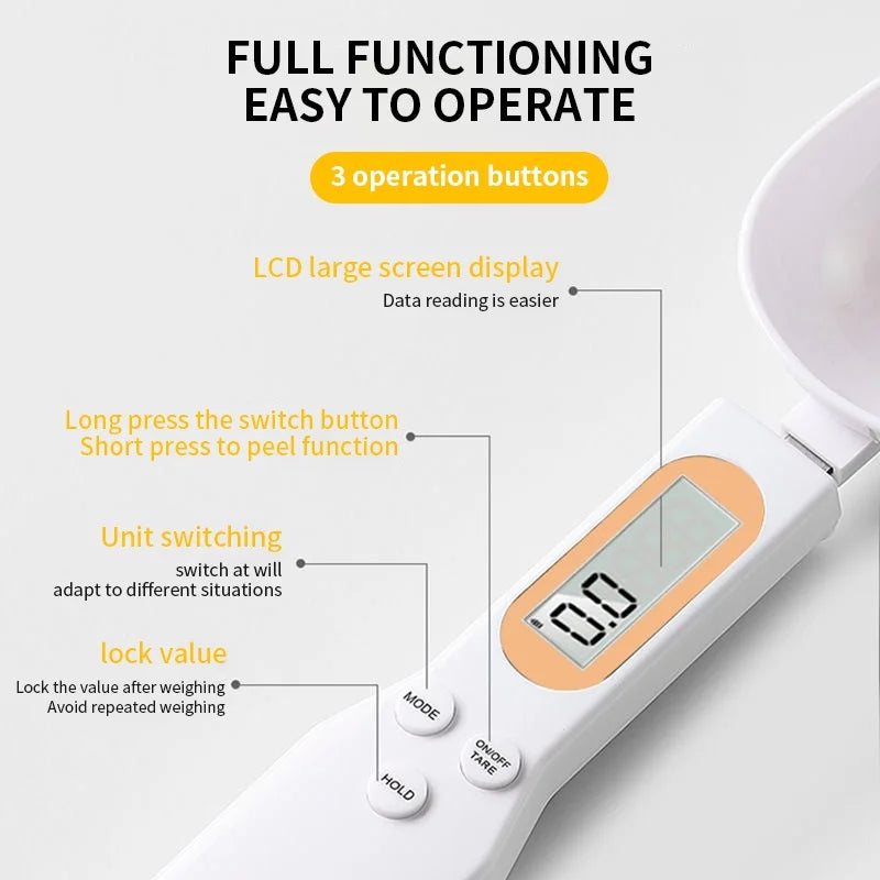 Smart Electronic Kitchen Scale for Baking, Coffee, and Cooking