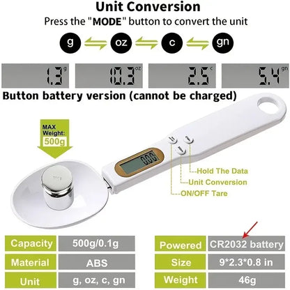 Smart Electronic Kitchen Scale for Baking, Coffee, and Cooking