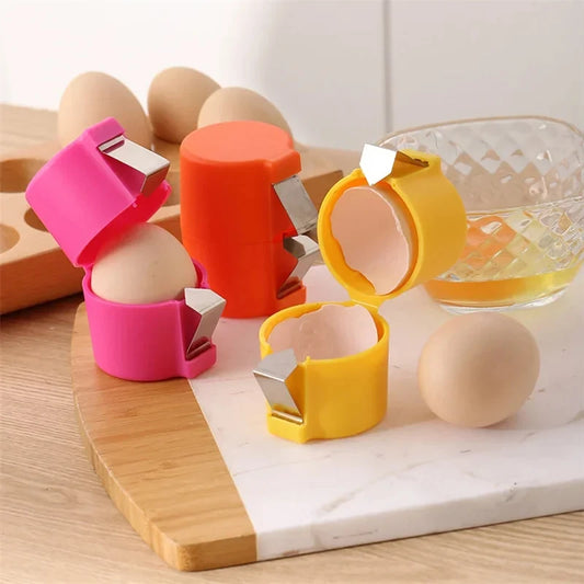 Egg Shell Opener & Separator – Handheld Kitchen Tool for Clean Egg Cracks