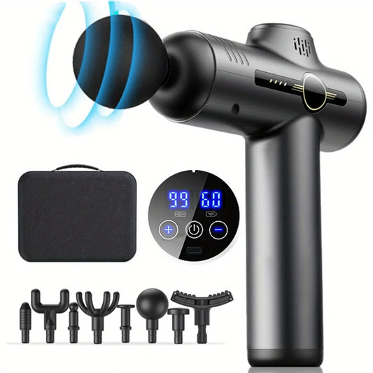 Fascia Massage Gun – Deep Tissue Muscle Relief for Neck, Back & Body | Portable & Powerful Slimming Massager