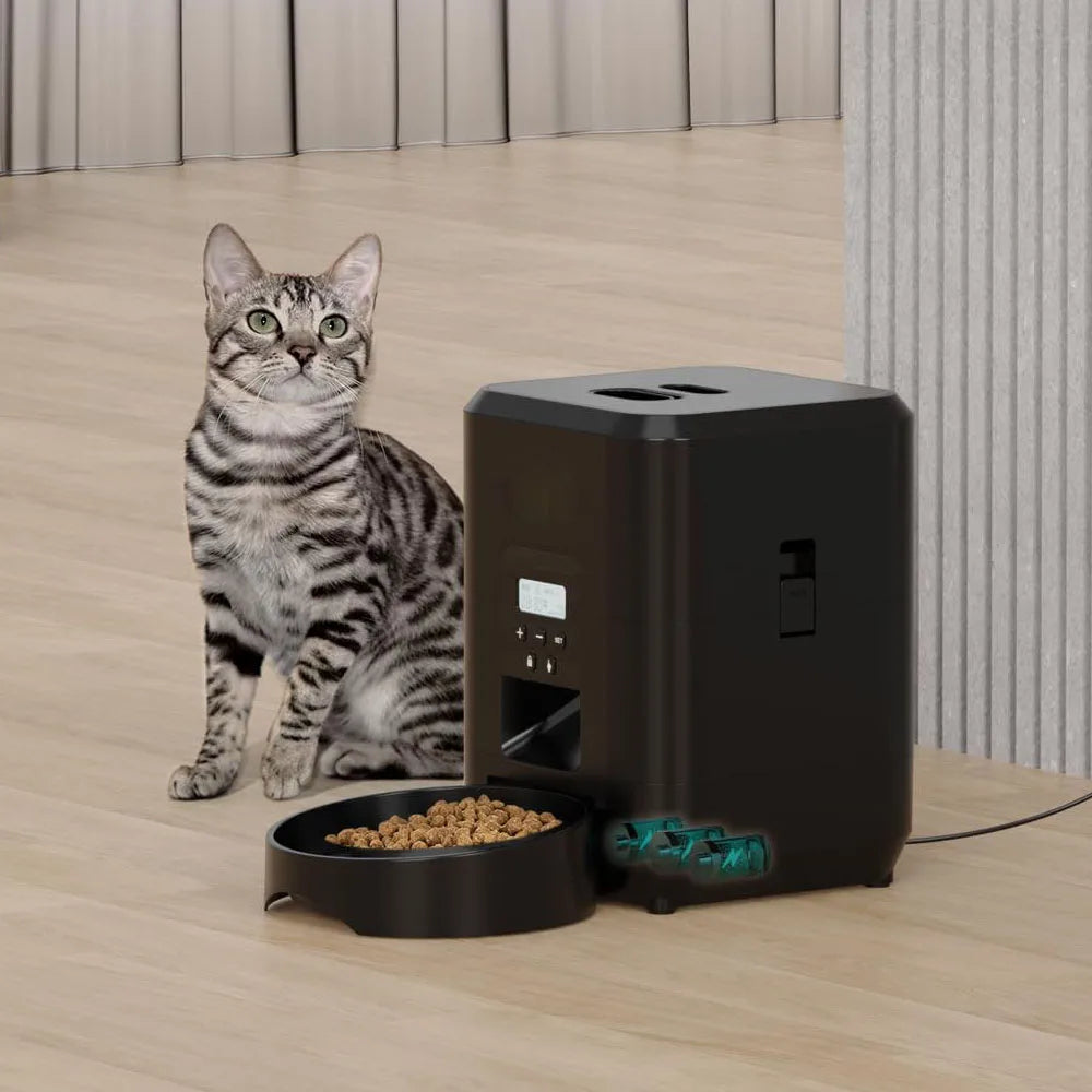Smart Automatic Pet Feeder – Timed Food Dispenser & Slow Feed Bowl for Cats & Dogs