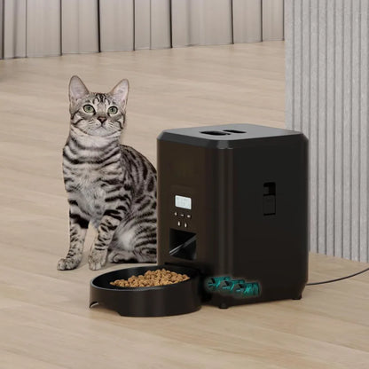 Smart Automatic Pet Feeder – Timed Food Dispenser & Slow Feed Bowl for Cats & Dogs