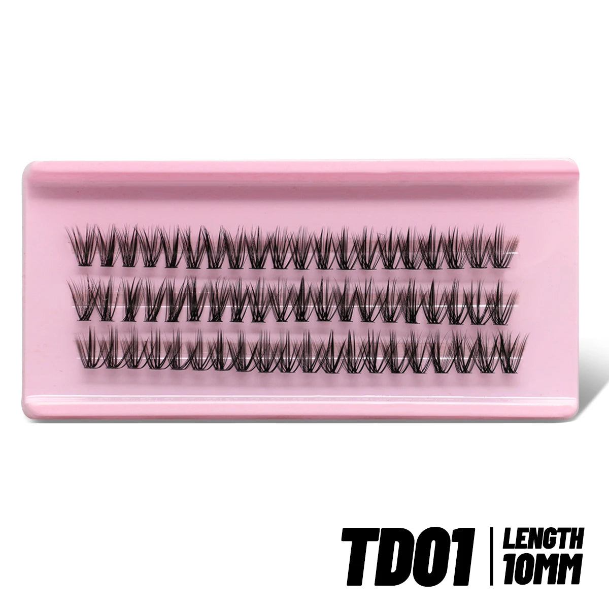 Cluster Lashes Kit – Fluffy Faux Mink Individual Lashes for Salon-Quality Volume