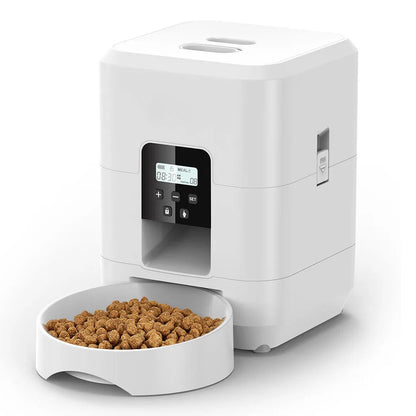 Smart Automatic Pet Feeder – Timed Food Dispenser & Slow Feed Bowl for Cats & Dogs