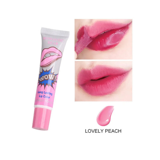 Magic 6-Color Peel-Off Lip Tattoo Set – Waterproof, Long-Lasting, No-Fade Liquid Lip Ink Gloss