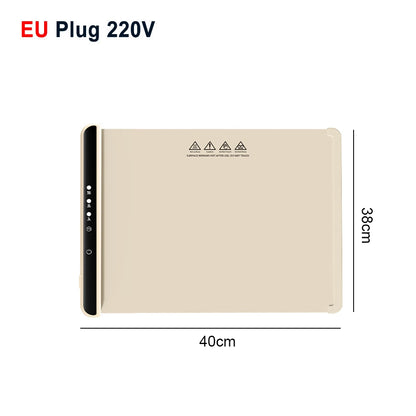Foldable Electric Food Warming Tray – Portable Heating Mat with 3 Temperature Settings