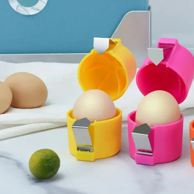Egg Shell Opener & Separator – Handheld Kitchen Tool for Clean Egg Cracks