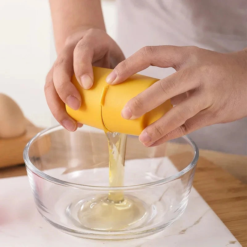 Egg Shell Opener & Separator – Handheld Kitchen Tool for Clean Egg Cracks