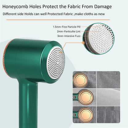 Rechargeable Lint & Fuzz Remover – Electric Fabric Shaver for Clothes, Sweaters & Upholstery