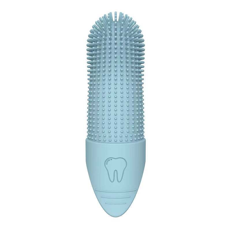 Dog Toothbrush, 360° Cleaning Finger Toothbrush for Dogs, Food Grade Silicone Dog Finger Toothbrush for Dogs & Cats Dental Care