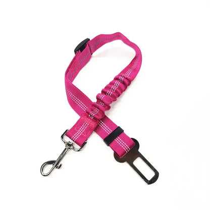 Adjustable Pet Car Seat Belt – Safety Harness Lead Clip for Dogs & Cats, Secure Vehicle Restraint for Travel