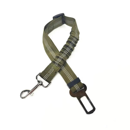 Adjustable Pet Car Seat Belt – Safety Harness Lead Clip for Dogs & Cats, Secure Vehicle Restraint for Travel