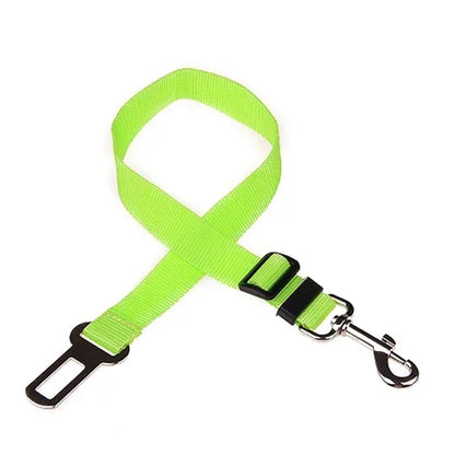 Adjustable Pet Car Seat Belt – Safety Harness Lead Clip for Dogs & Cats, Secure Vehicle Restraint for Travel