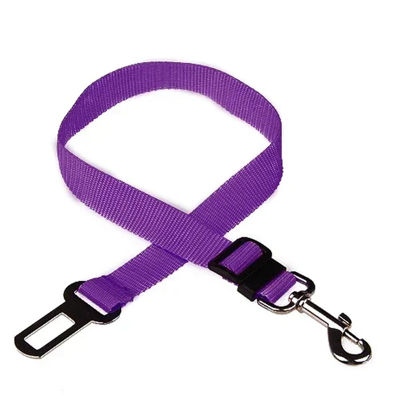 Adjustable Pet Car Seat Belt – Safety Harness Lead Clip for Dogs & Cats, Secure Vehicle Restraint for Travel