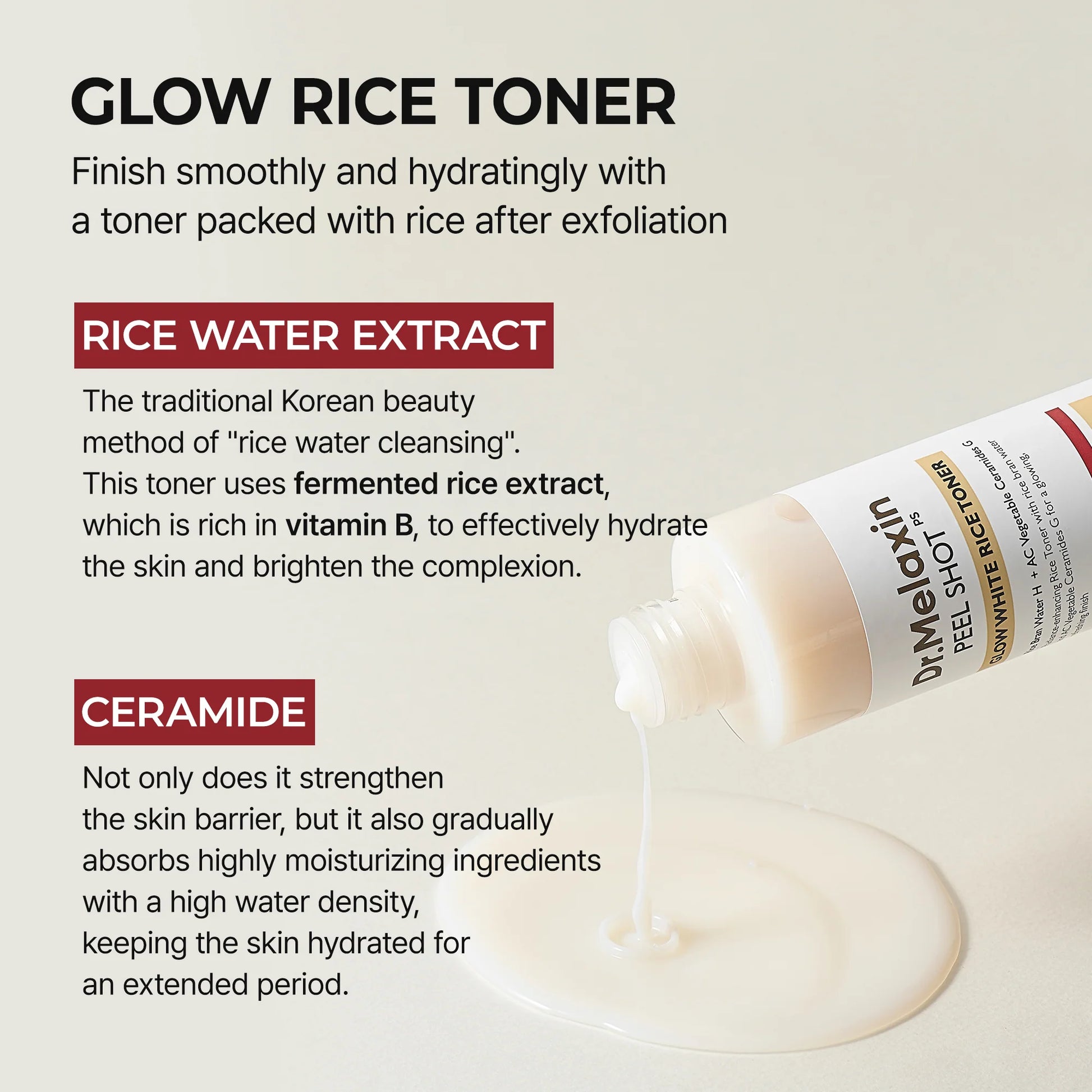 Dr. Melaxin Peel Shot Glow Rice Line