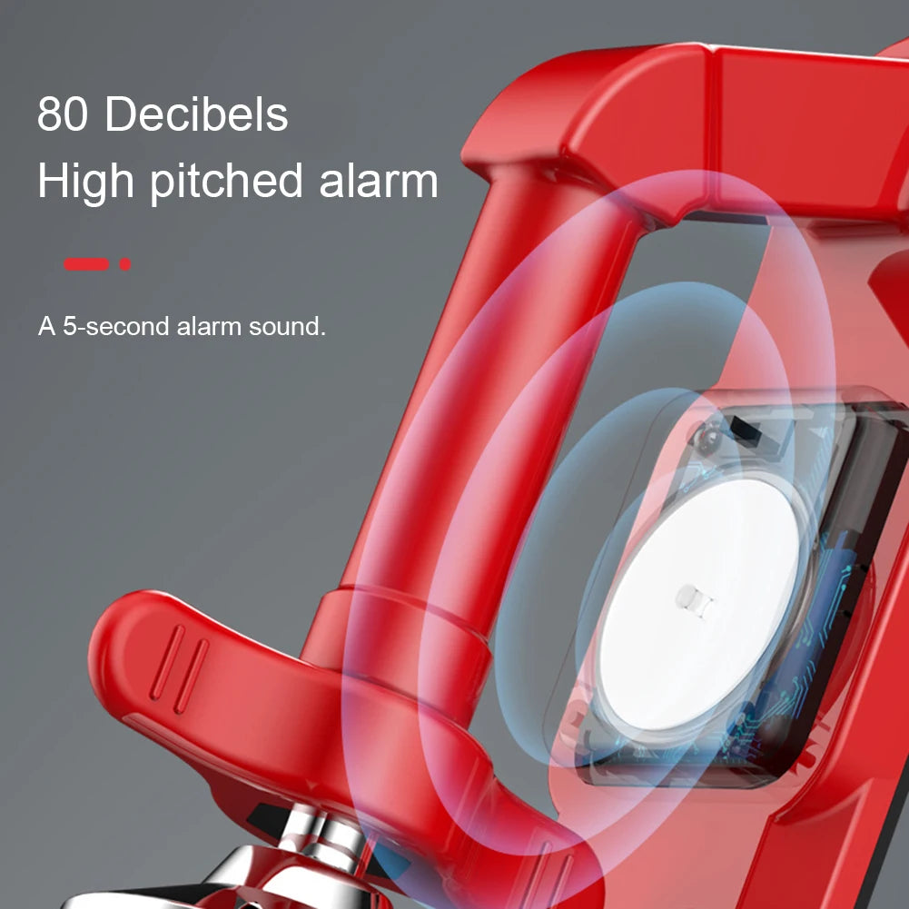 Portable Door Security Alarm & Lock Brace – Anti-Theft Self-Defense Device with Suction Cup, Alarm/Non-Alarm Options for Home & Travel Protection